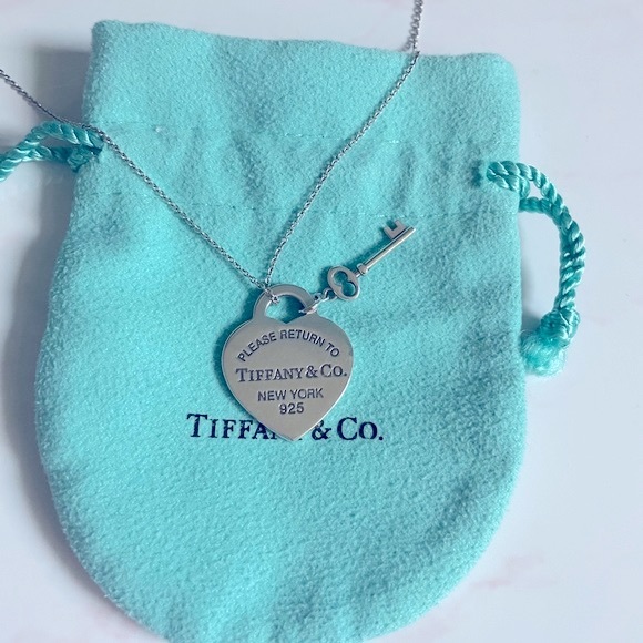 Tiffany & Co. Jewelry - Tiffany & Co. heart and key necklace